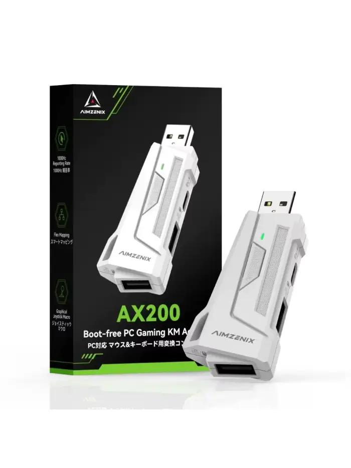 Adaptateur clavier et souris AX200, compatible avec PC, Nintendo Switch, Nintendo Switch 2, assistan