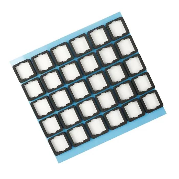 Amortisseurs sonores pour interrupteurs clavier, 120 pièces, feuille d'arbre, silencieux, tampons en