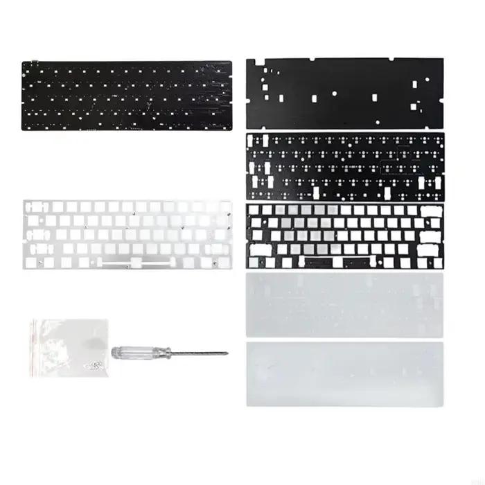 PCB clavier GH60 avec temps réponse 0,1 ms d'amortissement du son pour les jeux compétitifs 896C