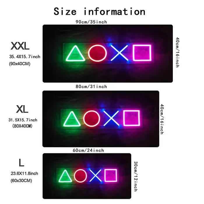 XXL manette de jeu icône tapis de souris grand accessoire de jeu en caoutchouc longs tapis de bureau