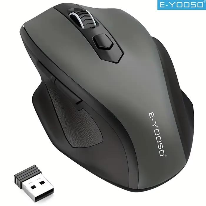 Souris sans fil 2.4G, prend en charge le mode économie d'énergie et l'alerte de faible batterie, Plu