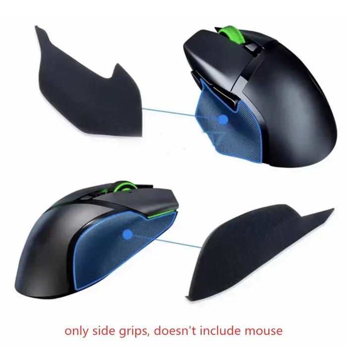 1 paire de poignées latérales pour souris Autocollant antidérapant pour les souris Razer Basilis