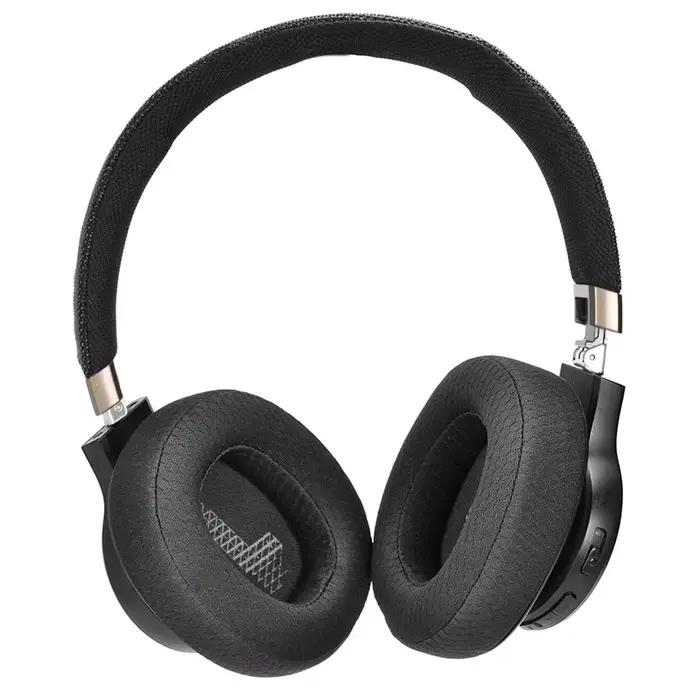 Coussinets d'oreille en mousse et cuir pour JBL, E65, E65BTNC, Duet NC, Live 650, BTNC Live 660, cas