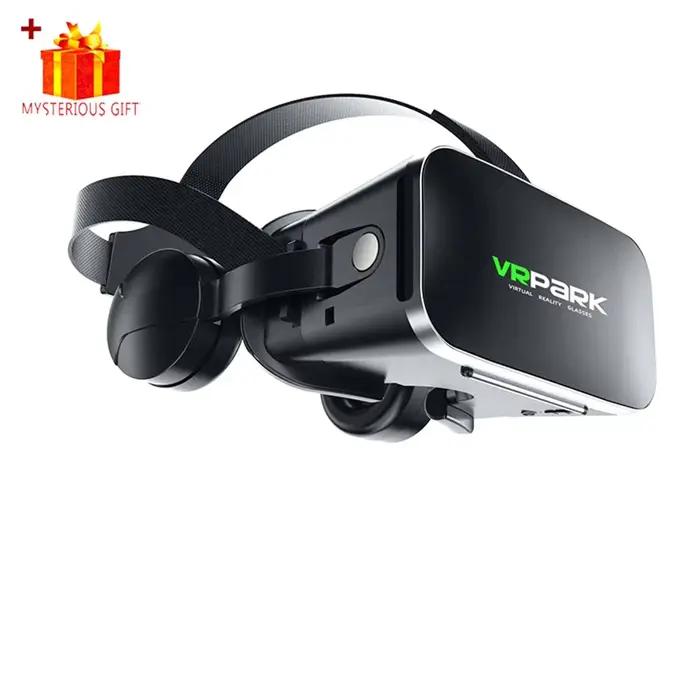 Lunettes de réalité virtuelle VR casque 3D appareils Bluetooth casque de téléphone intelligent lunet