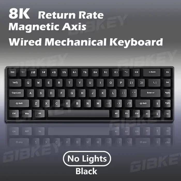 Clavier mécanique de jeu à axe magnétique rétro-éclairage rvb 8K taux de retour commutateur d'échang