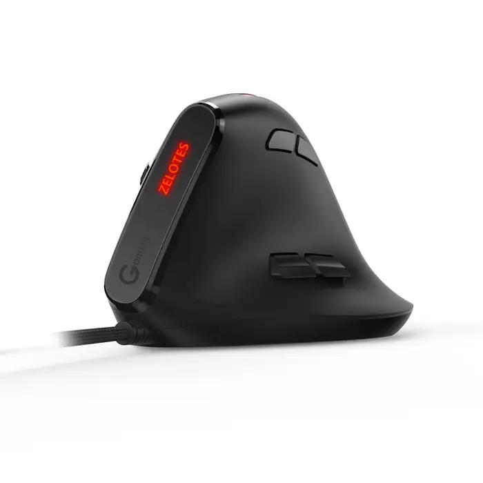 ZELOTES T-50 USB filaire souris optique verticale 9 boutons rvb 12800 DPI réglable pour PC ordinateu