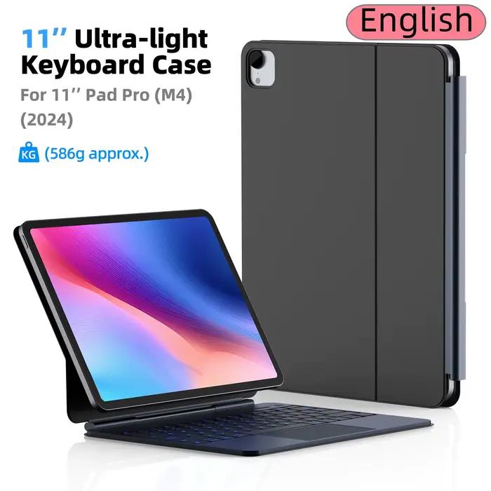 Clavier magique léger pour iPad Air 2025, étui pour iPad Air 6 11 2024 Pro 13 Pro 11 2024 pour iPad