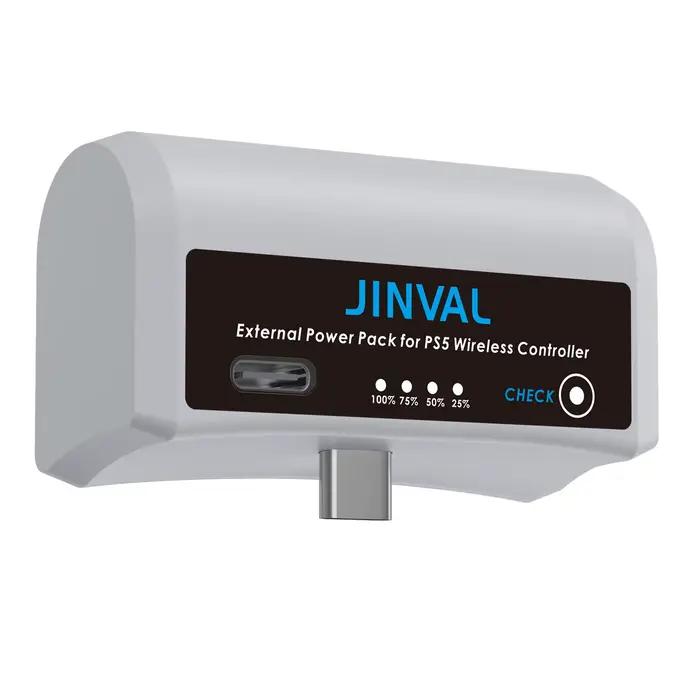JINVAL PS5 batterie de contrôleur 3500mAh PS5 PS 5 Batteries de contrôleur sans fil LED bloc d'alime