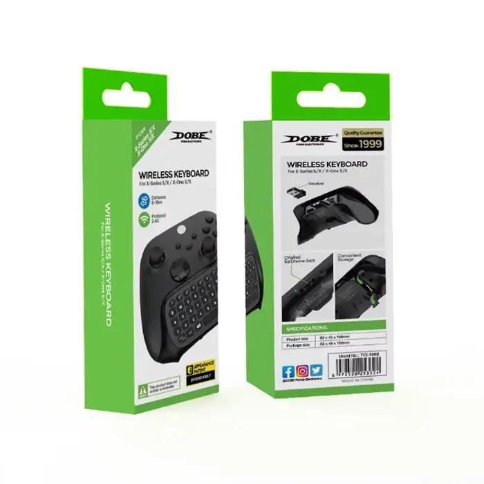 Clavier sans fil TYX-586B 2.4G pour les enquêtes de contrôleur de Xbox One S Mini clavier de jeu ave