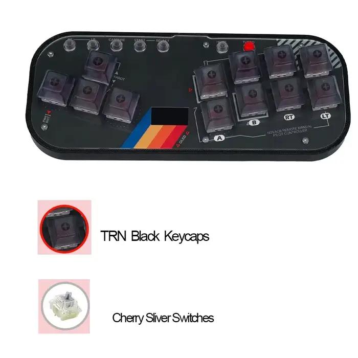 Mini contrôleur HitBox SOCD Arcade Stick clavier RGB Cherry Switch pour PC Android PS4 Misterfpga