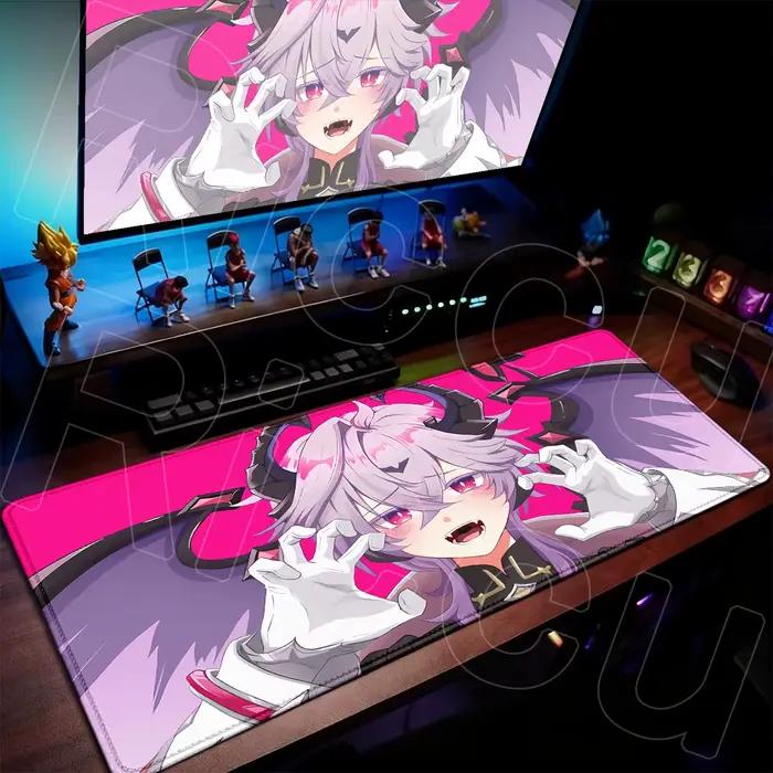 Tapis de jeu antidérapant 900x400mm, tapis de bureau pour clavier, nouveau tapis de bureau Genshin I