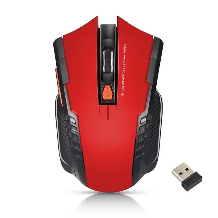 Souris sans fil 2.4G pour ordinateur Portable Gamer souris d'ordinateur ergonomique sans fil avec ré