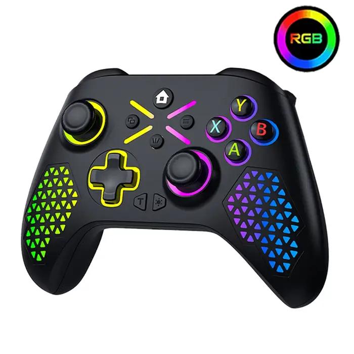 Manette de jeu Turpow RGB pour contrôleur Xbox One, Xbox Series S/X, double vibration, gyroscope 6 a