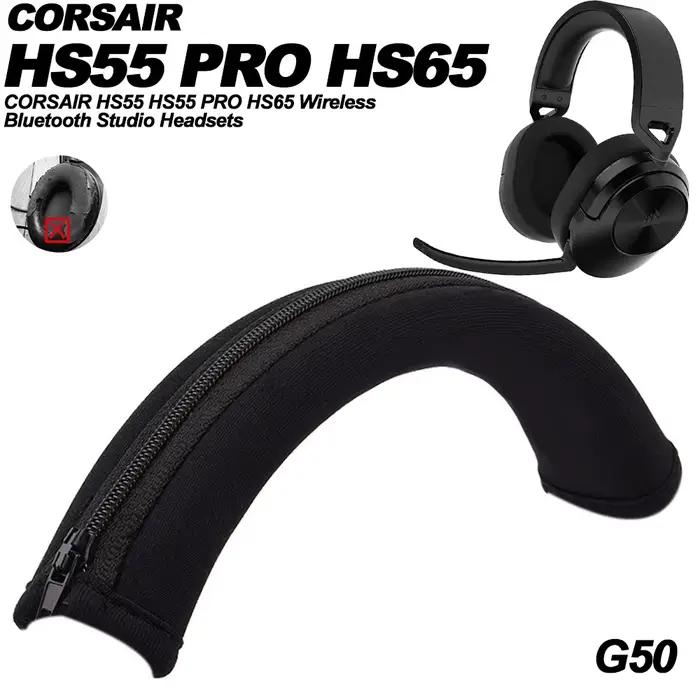 Coussinets d'oreille de remplacement pour CORSAIR, bande de sauna, coussins pour écouteurs, casque 1