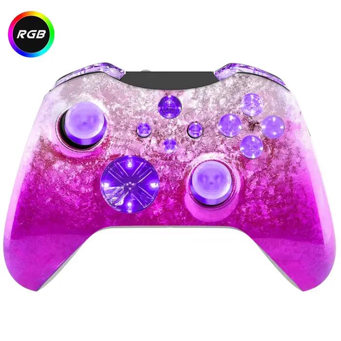 Manette sans fil pour Xbox One/Series S/X/PC avec éclairage RGB réglable, joystick à effet Hall, dou