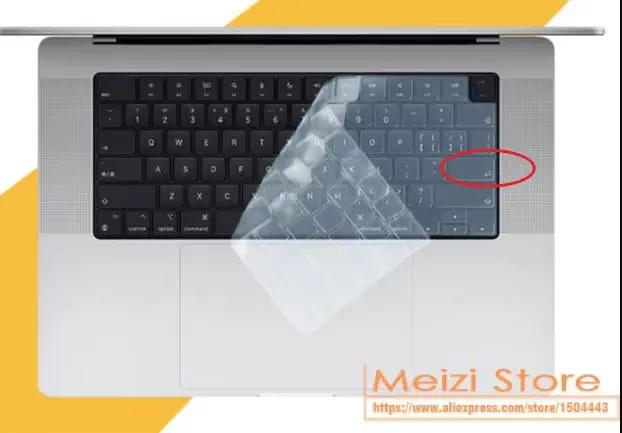Couverture de clavier russe en Silicone avec lettres ukrainiennes, pour MacBook Air 2024 2023 M2 M3