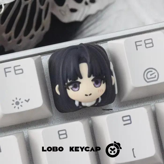 GIRLS BAND CRY Ebizuka Tomo Kawaragi Momoka Keycaps Anime personnage marchandise clavier accessoire