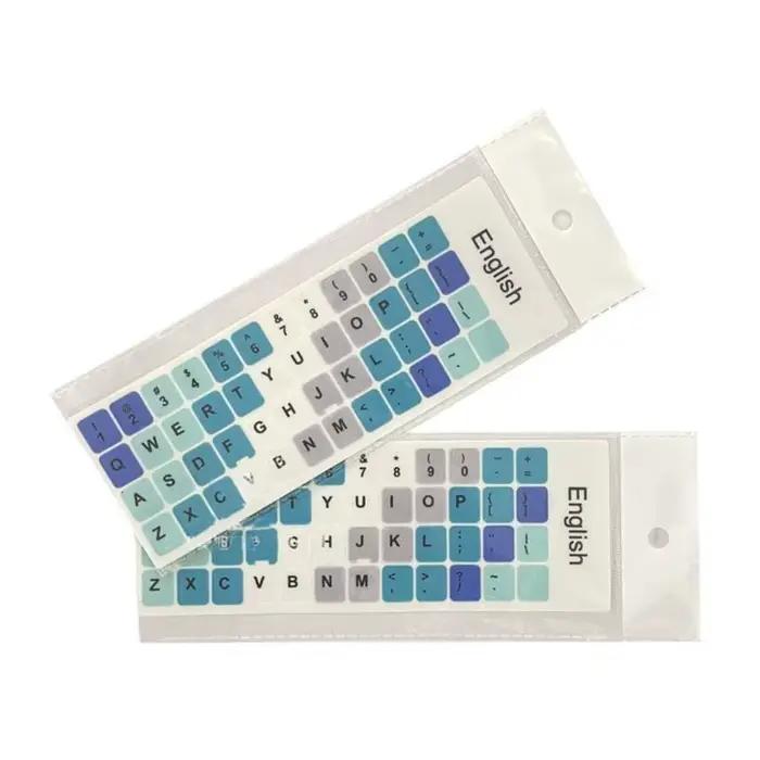 Y1UB 2sheet Ajoutez des touches couleur à vos claviers avec les claviers anglais couleur Sticker