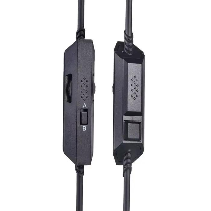 Câble Audio de remplacement pour casque de jeu, 3.5mm, cordon Aux avec micro pour Astro A10 A40