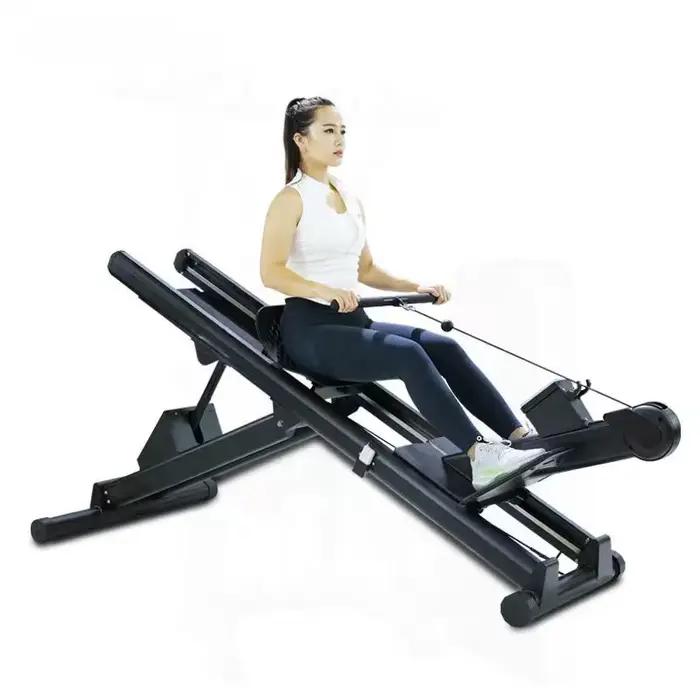 Appareil de fitness professionnel d'aérobic d'intérieur, Rameur assis inclinable à résistance par po