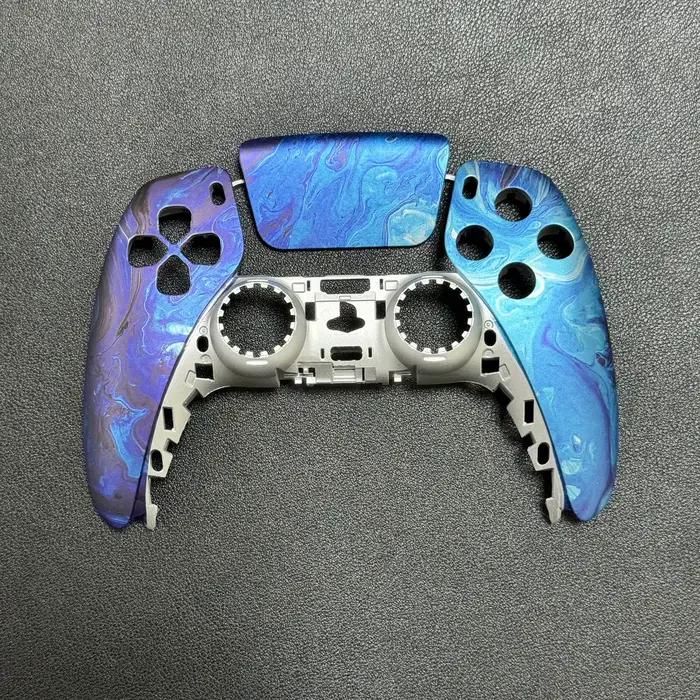 Coque avant pour manette PS5, modification DIY, manette de jeu personnalisée, version thème, couvert