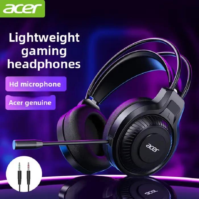 Acer OHW303 casques Gamer 7.1 stéréo virtuel Surround basse écouteur lumière LED casque de jeu pour