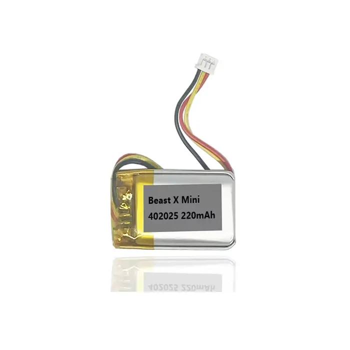 220mAh ( 402025 ) 350mAh ( 502028 ) Batterie pour souris de jeu Wlmouse Beast X Mini / Teardown