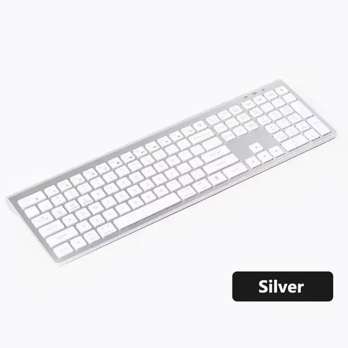 Ensemble clavier et souris sans fil Bluetooth 5.0 et 2.4G, pour iPad, Macbook, Android, ordinateur p