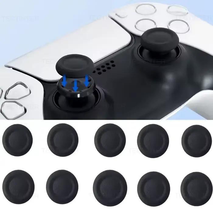Capuchons de remplacement de Joystick pour contrôleur PS5/PS4, couvercle de poignée, pièces de répar