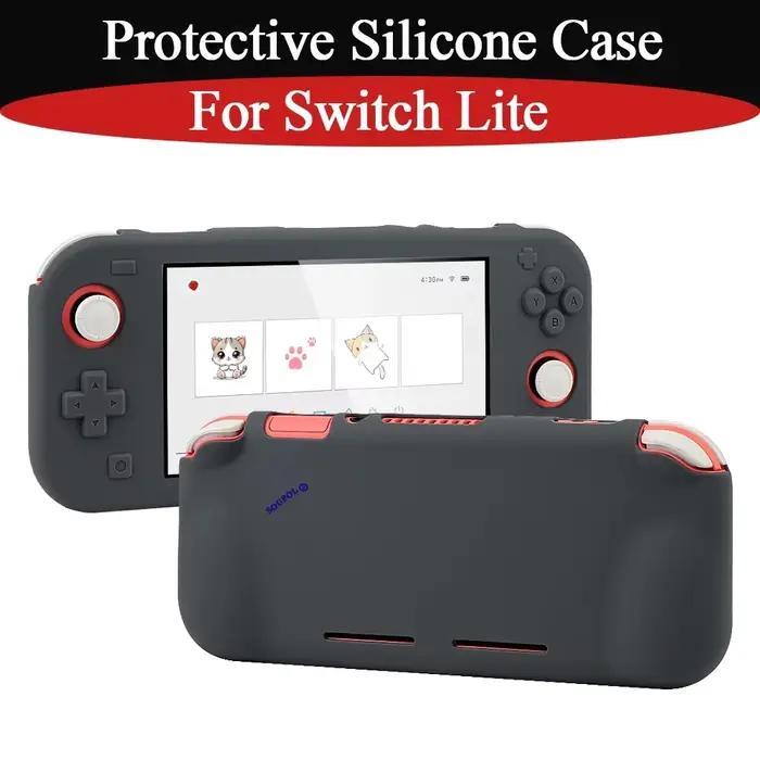 Coque de protection en silicone élégante pour Switch Lite, 9 couleurs, coque antidérapante de rempla