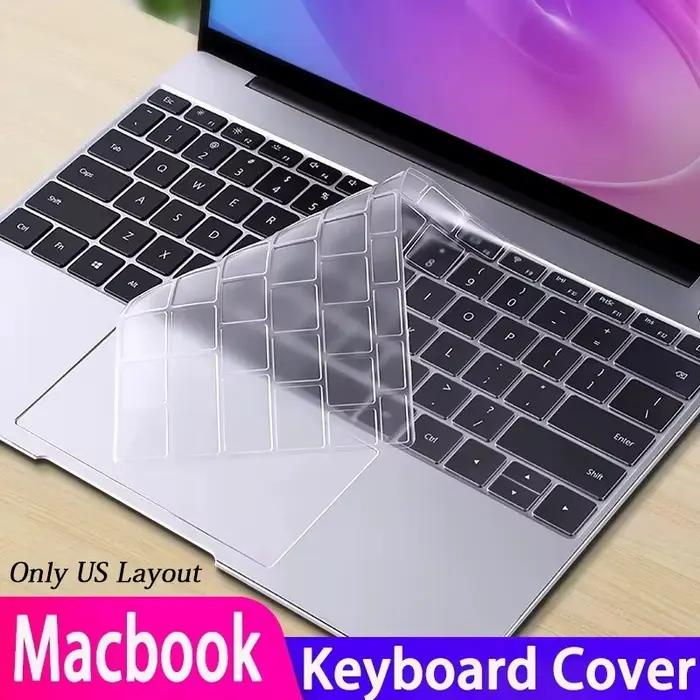 Housse de clavier transparente pour MacBook Air13.6 M4 A3240 2025 M3 M2 Pro 13 "Air13 A2179 A2337 A1