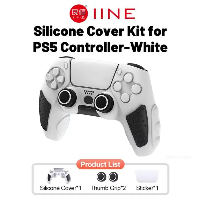 Housse en silicone pour accessoires de manette PS5, kit de protection IINE, antidérapant, Freemove,