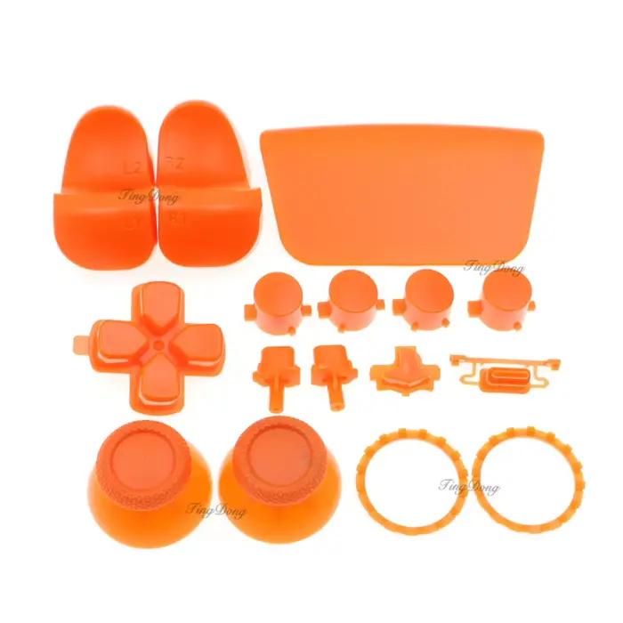 1 jeu complet de boutons pour contrôleur PS5 V1 1.0 BDM-010, capuchon de bâtons, anneau d'accent L1