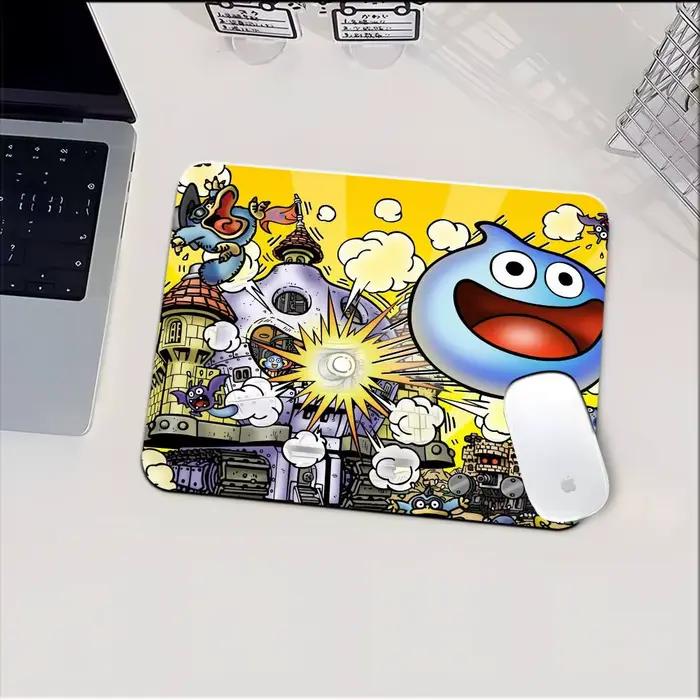 Tapis de souris Game Dragon Quest Rocket Slime, petit tapis de souris LockEdge pour les joueurs, tap
