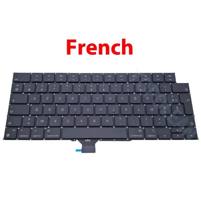 Nouveau clavier pour Macbook Pro 14"16" A3434 A3426 A3427 A3428 A3429 M5 Pro Max US UK Français Russe Espagnol IT Portugais EU