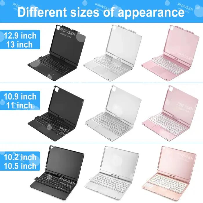 Étui Clavier Magique 360° pour iPad Air 11 13 M2 M3 2025 Air 4 5 10.9