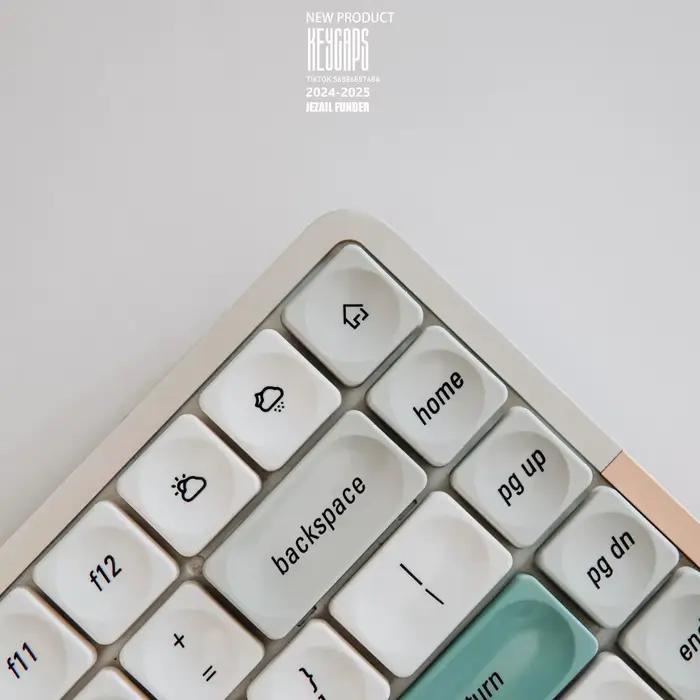 Capuchons de clavier personnalisables PBT profil bas pour bureau et jeu style rétro clavier mécanique original