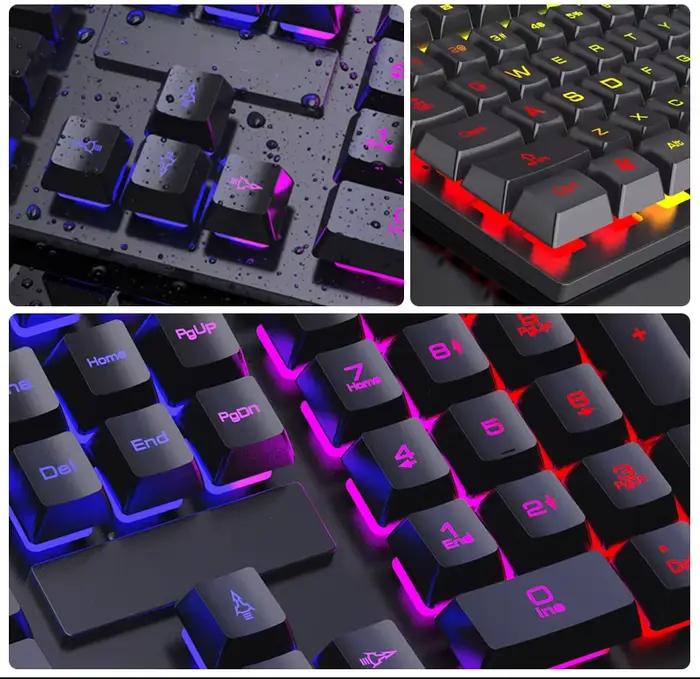 Clavier d'ordinateur rétroéclairé à 104 touches