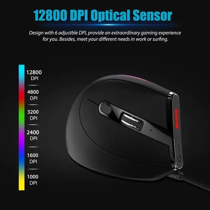 Souris de jeu filaire RGB
