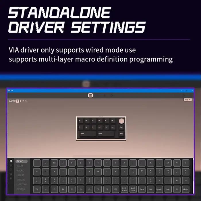 Darmoshark SK16 clavier numérique Tri mode sans fil Bluetooth