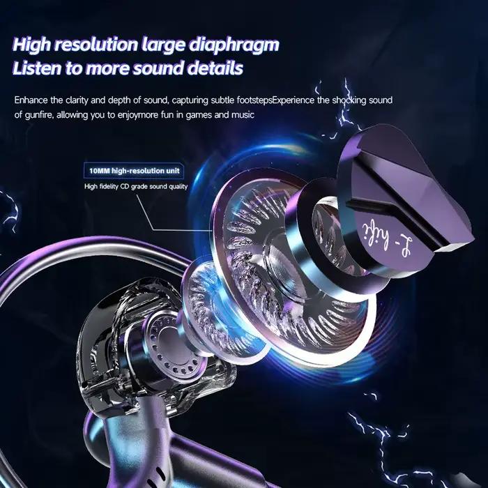 E-sports casque de jeu 7.1 son Surround Hifi stéréo filaire