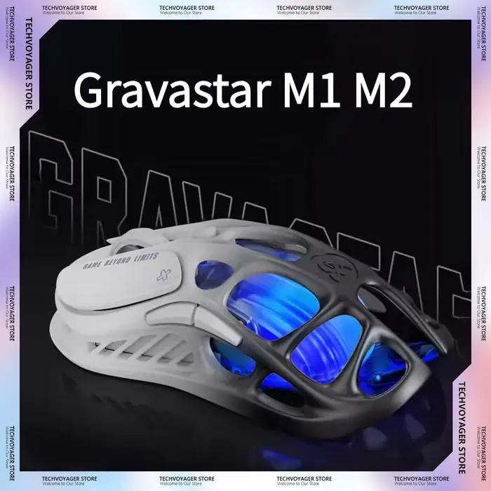Souris de jeu GravaStar M1 M2 en alliage de magnésium