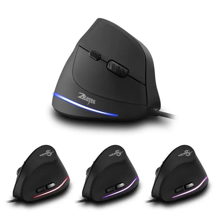 Souris verticale filaire ergonomique ZELOTES T-20