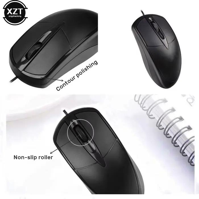 Souris filaire ultra-mince WYMECT 1000 DPI pour ordinateur portable et MacBook Air Pro, design ergonomique et haute précision pour gamer et professionnel