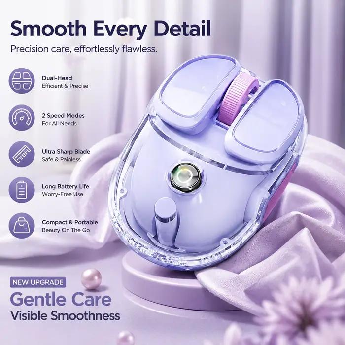 Mini souris sans fil transparente portable