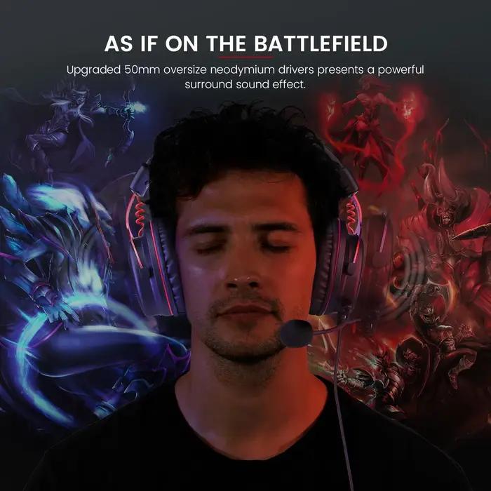 Casque de jeu filaire E900 avec microphone
