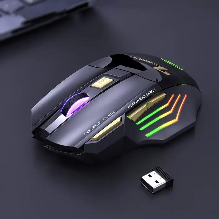 Souris de jeu sans fil USB IMICE GW-X7 3200 ug I mode touristes Rechargeable 7 prédire 2.4 mesurz