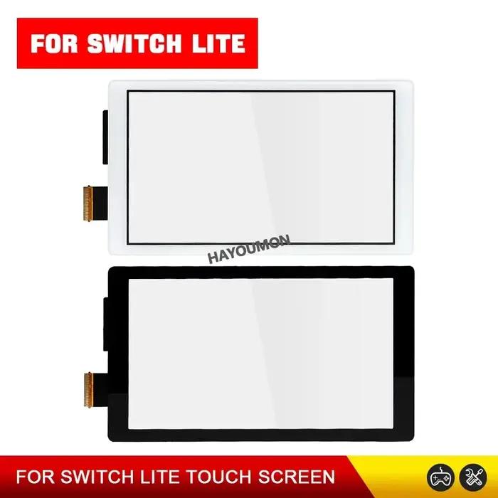 Écran tactile noir et blanc pour console de jeu Switch Lite
