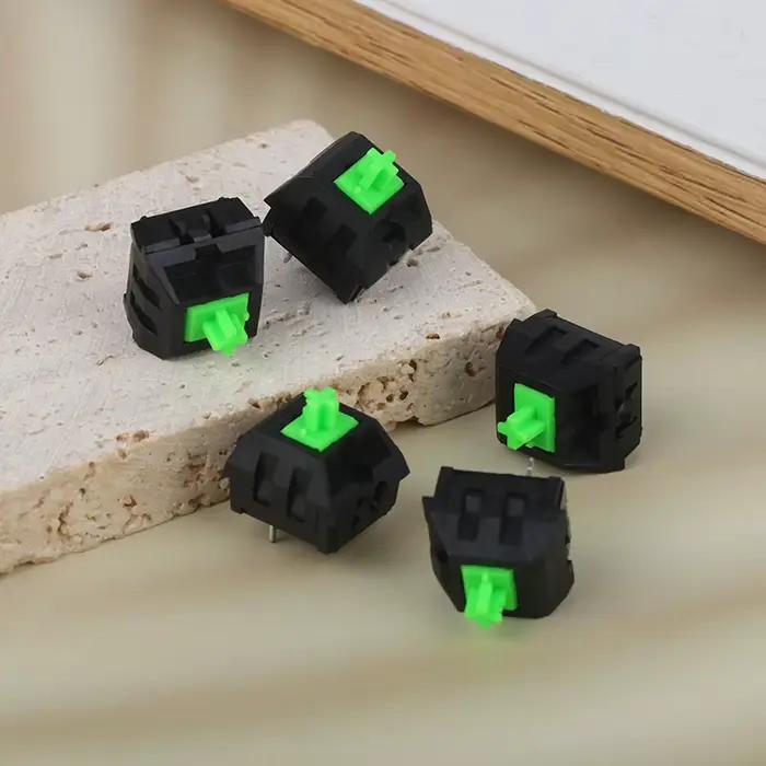 Commutateurs RGB verts pour clavier mécanique de jeu Blackwidow Chroma et autres avec interrupteur Led 4 broches