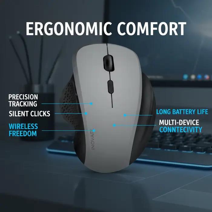 Souris sans fil double mode pour ordinateur portable